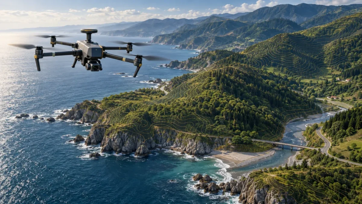 Temsilî kıyı yerleşiminde drone haritalama ve dere ağzı veri planlaması